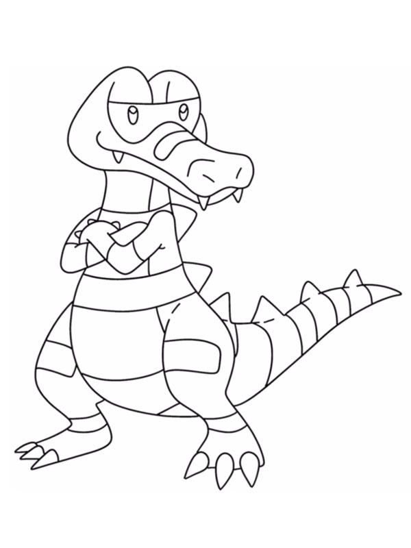 Krokorok (Pokémon) Desenho para Colorir Krokorok (Pokémon) Desenho para Colorir