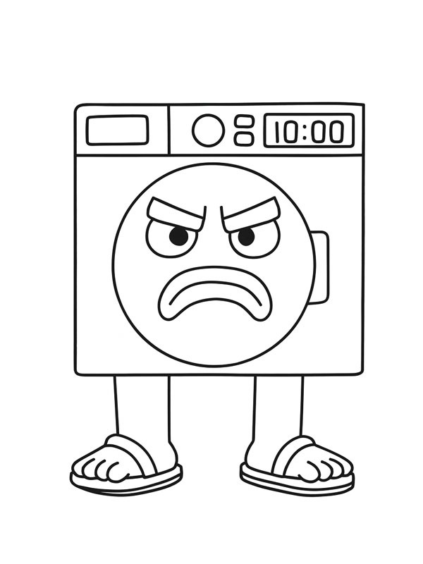 Lavadorito Spinito Desenho para Colorir Lavadorito Spinito Desenho para Colorir