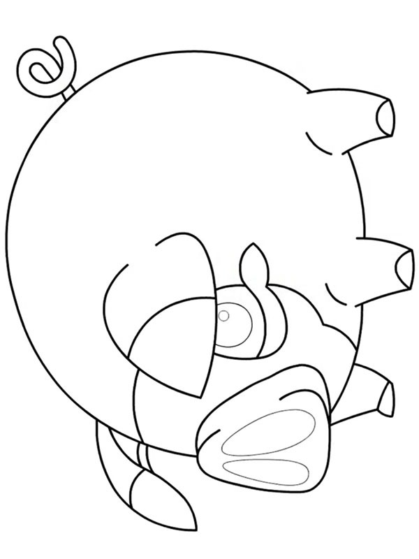 Lechonk Desenho para Colorir Lechonk Desenho para Colorir