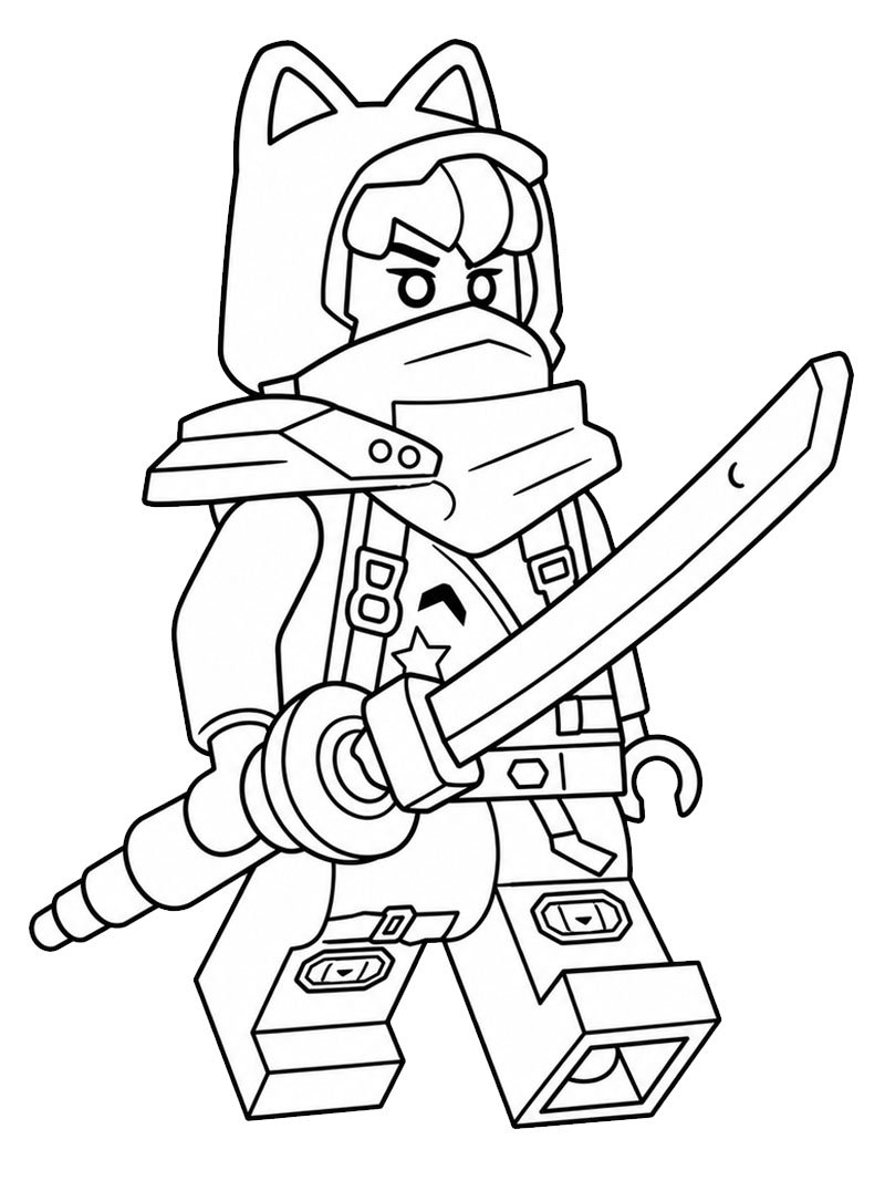 LEGO Ninjago Sora Desenho para Colorir LEGO Ninjago Sora Desenho para Colorir