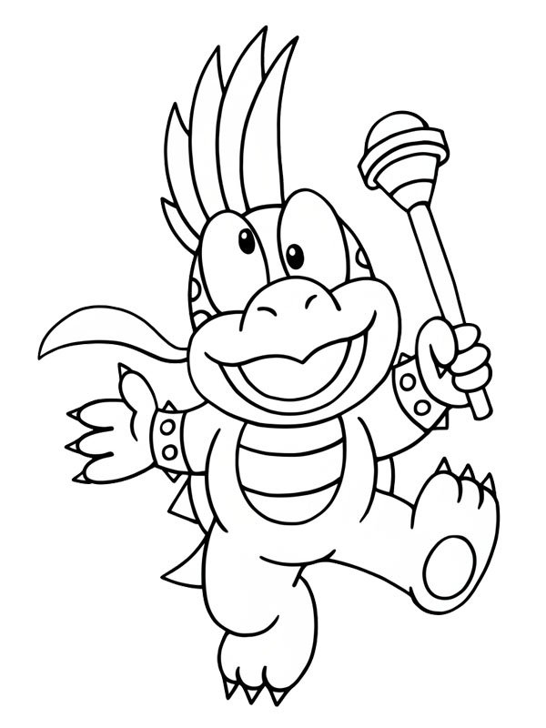 Lemmy Koopa Desenho para Colorir Lemmy Koopa Desenho para Colorir