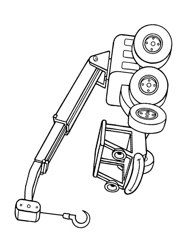 Liftie, o guindaste azul Desenho para Colorir Liftie, o guindaste azul Desenho para Colorir