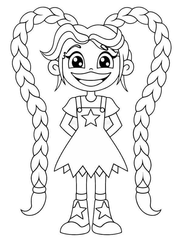 Lily Lovebraids (Poppy Playtime) Desenho para Colorir Lily Lovebraids (Poppy Playtime) Desenho para Colorir