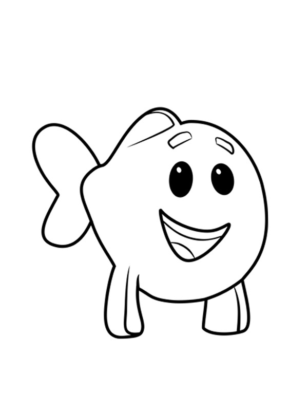 Peixinho (Bubble Guppies) Desenho para Colorir Peixinho (Bubble Guppies) Desenho para Colorir