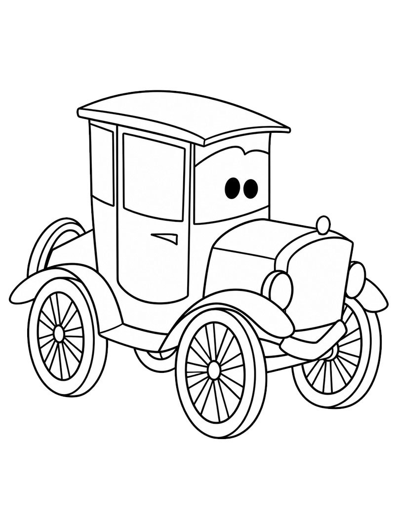 Lizzie (Carros) Desenho para Colorir Lizzie (Carros) Desenho para Colorir