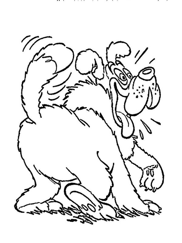 Loebas (o cachorro do Pato Donald) Desenho para Colorir Loebas (o cachorro do Pato Donald) Desenho para Colorir