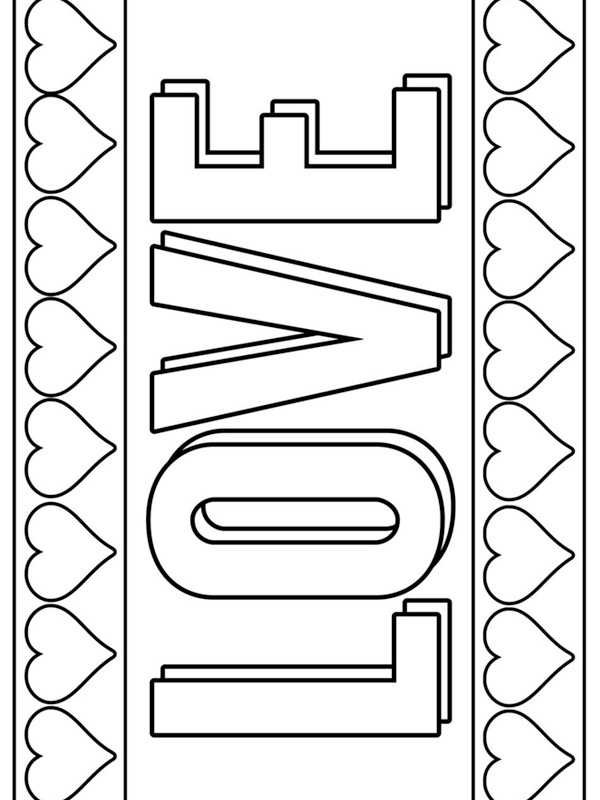 Amor Desenho para Colorir Amor Desenho para Colorir