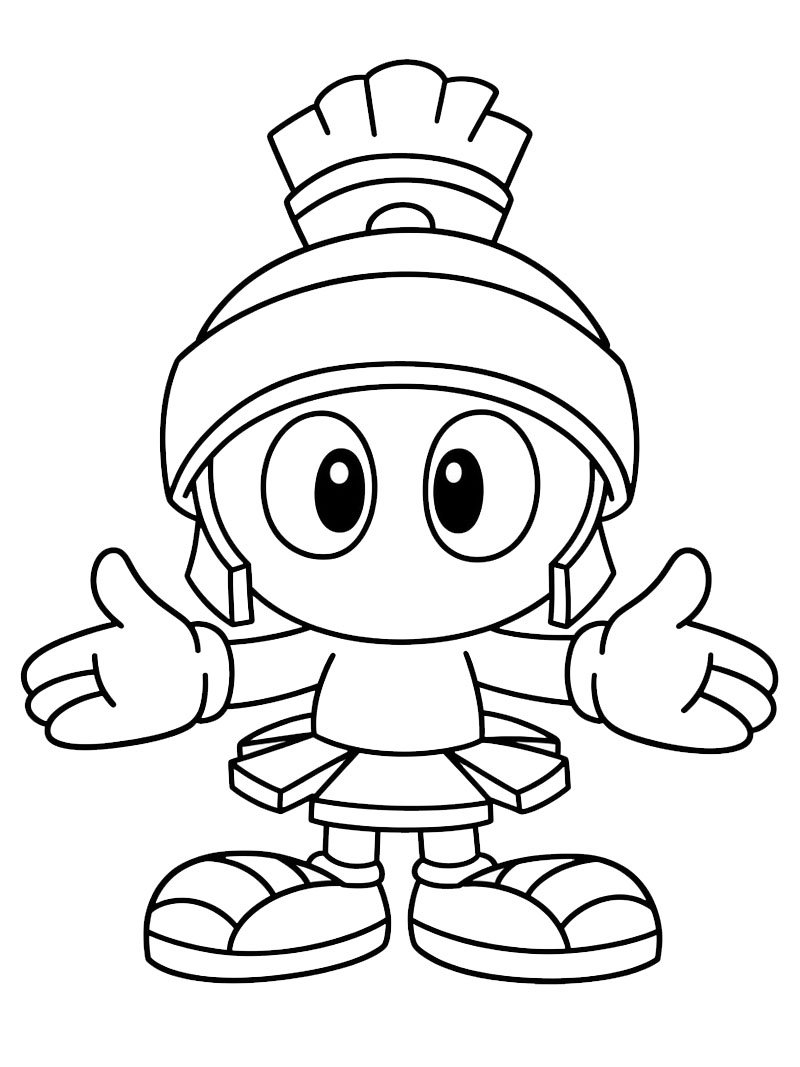 Marvin, o Marciano Desenho para Colorir Marvin, o Marciano Desenho para Colorir