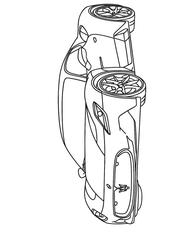 Maserati MC20 Desenho para Colorir Maserati MC20 Desenho para Colorir