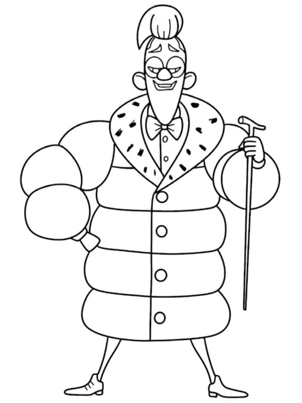 Maxime le Mal Desenho para Colorir Maxime le Mal Desenho para Colorir