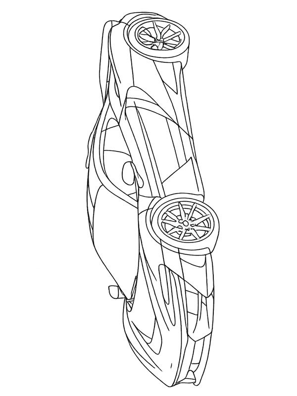 Mclaren W1 Desenho para Colorir Mclaren W1 Desenho para Colorir