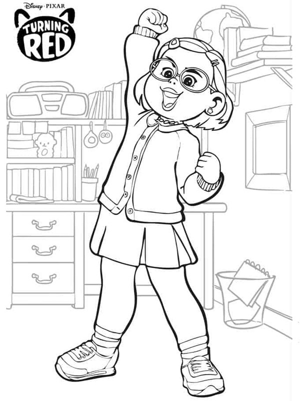 Meilin Lee Desenho para Colorir Meilin Lee Desenho para Colorir