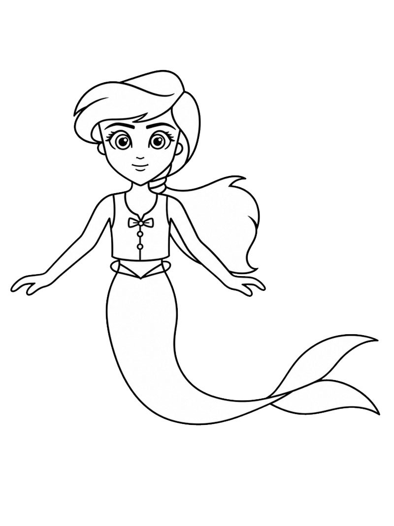 Melody (A Pequena Sereia II) Desenho para Colorir Melody (A Pequena Sereia II) Desenho para Colorir