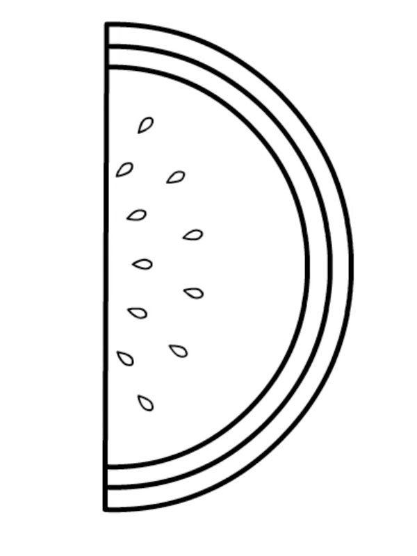 Melão Desenho para Colorir Melão Desenho para Colorir