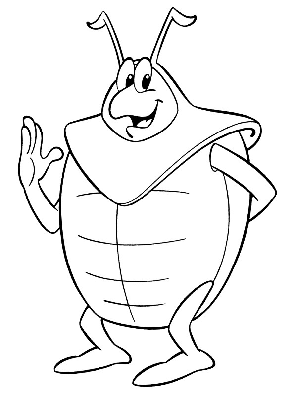 Kurt, o besouro-rola-bosta Desenho para Colorir Kurt, o besouro-rola-bosta Desenho para Colorir