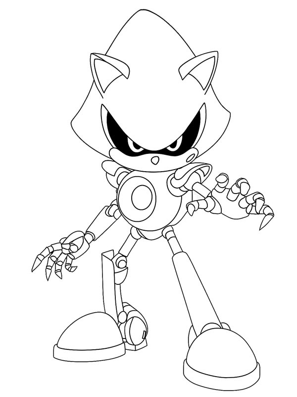 Metal Sonic Desenho para Colorir Metal Sonic Desenho para Colorir