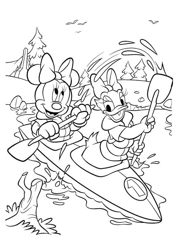 Minnie Mouse e Margarida Desenho para Colorir Minnie Mouse e Margarida Desenho para Colorir