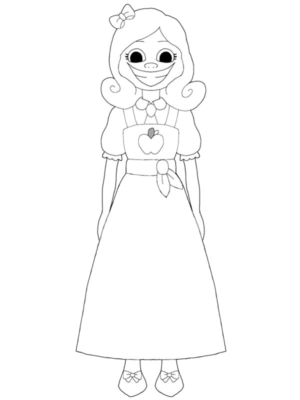 Senhorita Delícia Desenho para Colorir Senhorita Delícia Desenho para Colorir