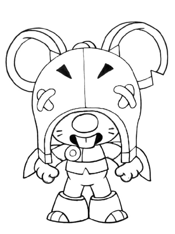 Moe (Brawl Stars) Desenho para Colorir Moe (Brawl Stars) Desenho para Colorir