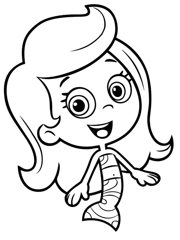 Molly (Bubble Guppies) Desenho para Colorir Molly (Bubble Guppies) Desenho para Colorir