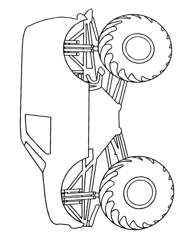 Caminhão monstro Desenho para Colorir Caminhão monstro Desenho para Colorir