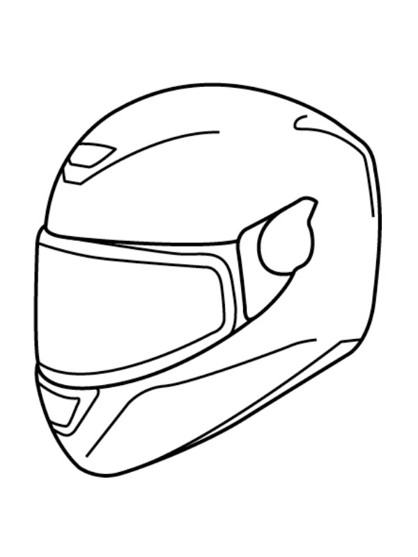 Capacete de motocicleta Desenho para Colorir Capacete de motocicleta Desenho para Colorir