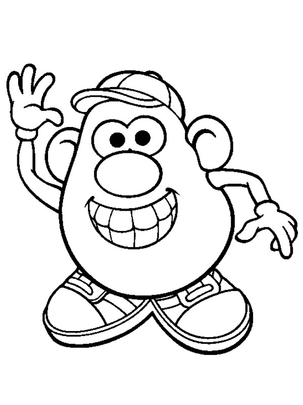 Sr. Cabeça de Batata Desenho para Colorir Sr. Cabeça de Batata Desenho para Colorir