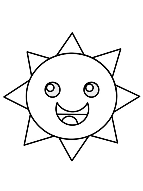 Mr. Sun (Incredibox Sprunki) Desenho para Colorir Mr. Sun (Incredibox Sprunki) Desenho para Colorir