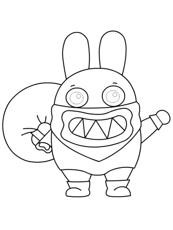 Nabbit (New Super Mario Bros. U) Desenho para Colorir Nabbit (New Super Mario Bros. U) Desenho para Colorir