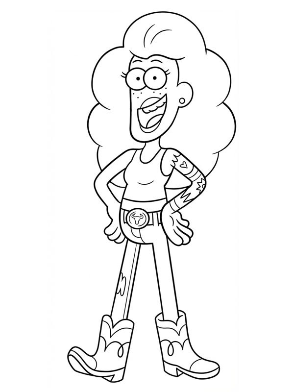 Nancy Green (Os Vizinhos Green) Desenho para Colorir