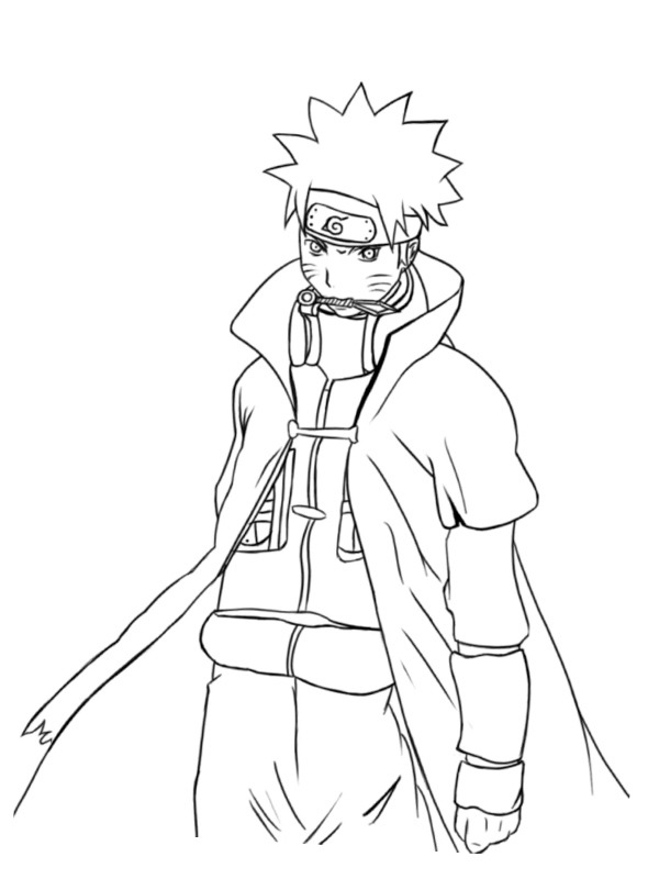 Naruto Uzumaki Desenho para Colorir Naruto Uzumaki Desenho para Colorir
