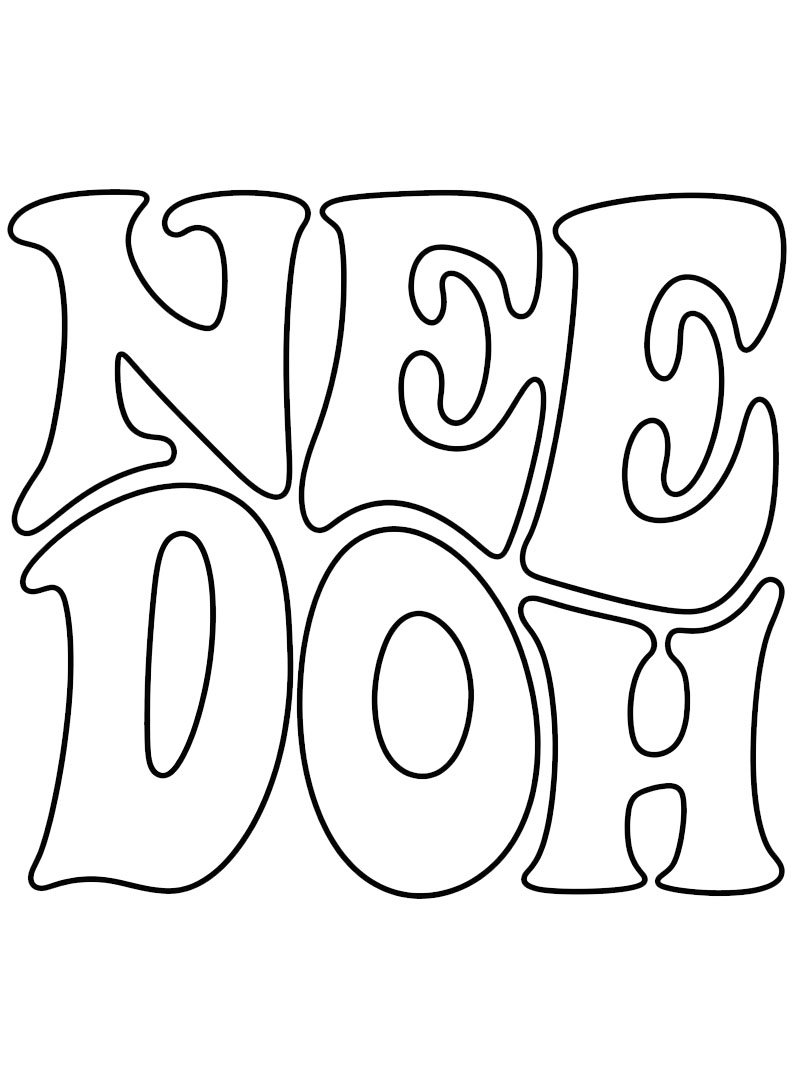 Needoh Desenho para Colorir