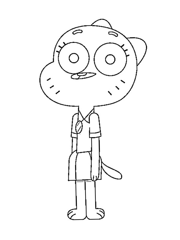 Nicole Watterson Desenho para Colorir Nicole Watterson Desenho para Colorir