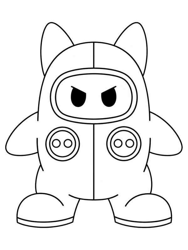 Ninji (Super Mario Bros. 2) Desenho para Colorir Ninji (Super Mario Bros. 2) Desenho para Colorir