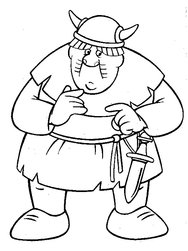 Halvar (pai de Vickie) Desenho para Colorir Halvar (pai de Vickie) Desenho para Colorir