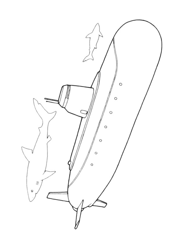 Submarino Desenho para Colorir Submarino Desenho para Colorir