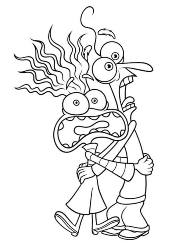 Ansiedade e Medo Desenho para Colorir Ansiedade e Medo Desenho para Colorir