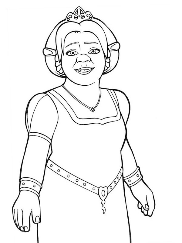 Princesa Fiona (Shrek) Desenho para Colorir Princesa Fiona (Shrek) Desenho para Colorir