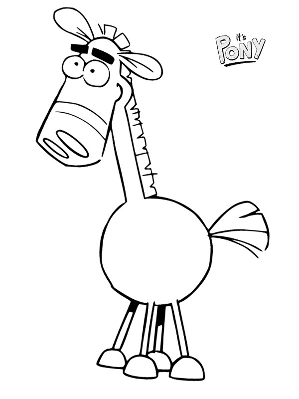 Cavalo (It's Pony) Desenho para Colorir Cavalo (It's Pony) Desenho para Colorir