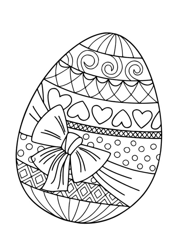Ovo de Páscoa Desenho para Colorir Ovo de Páscoa Desenho para Colorir