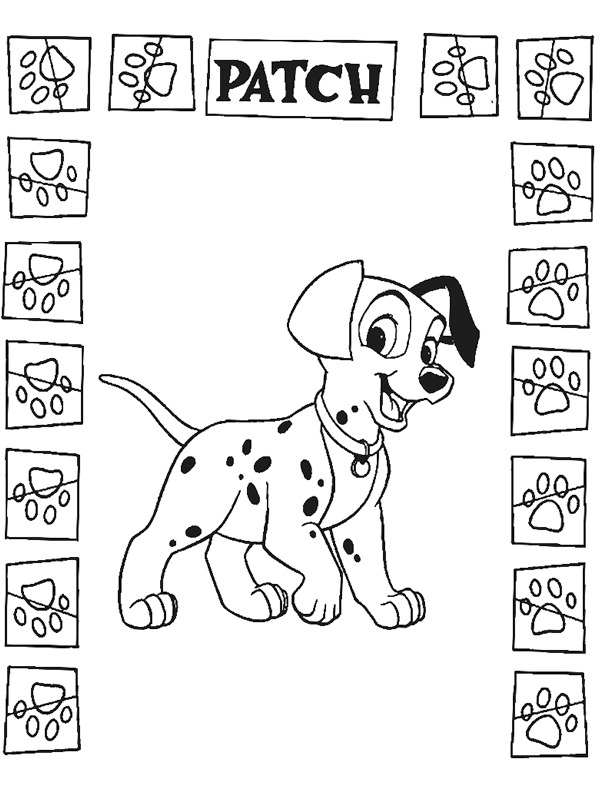 Patch (101 Dálmatas) Desenho para Colorir Patch (101 Dálmatas) Desenho para Colorir