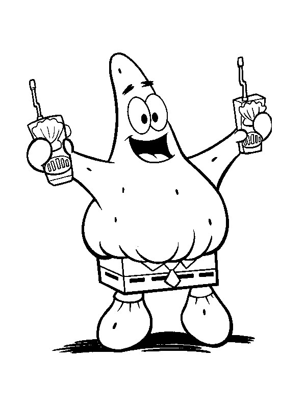 Patrick Estrela Desenho para Colorir Patrick Estrela Desenho para Colorir