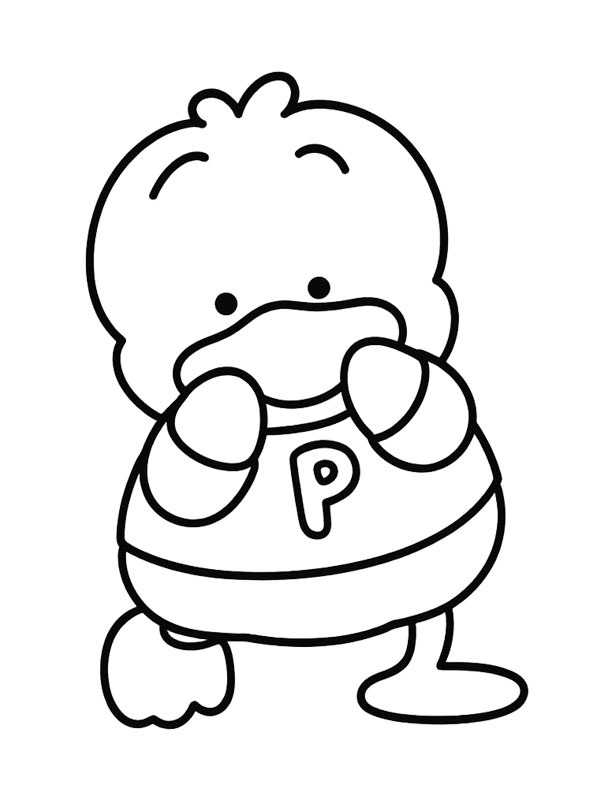 Pekkle (Sanrio) Desenho para Colorir Pekkle (Sanrio) Desenho para Colorir