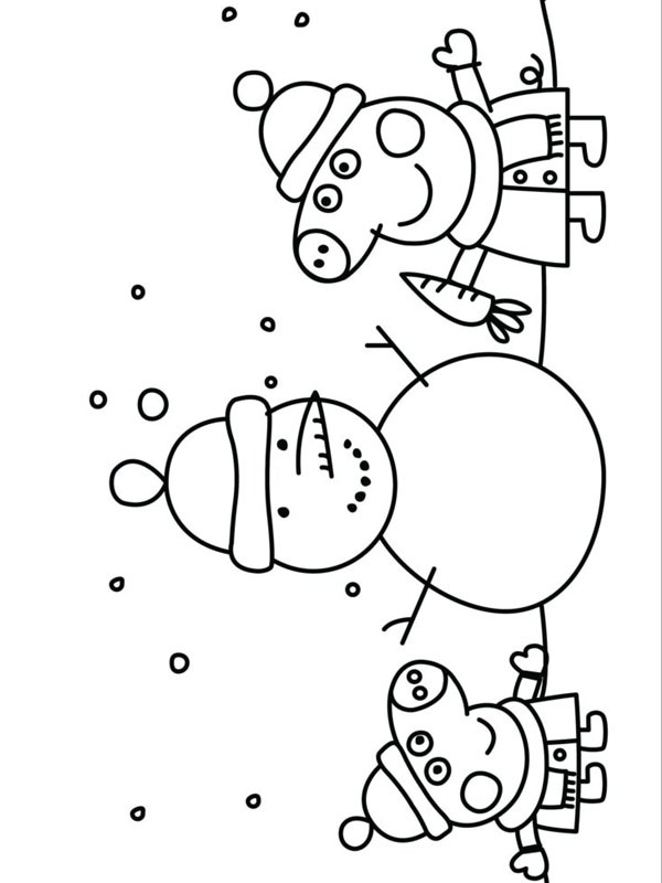 Peppa Pig e George Pig Desenho para Colorir Peppa Pig e George Pig Desenho para Colorir