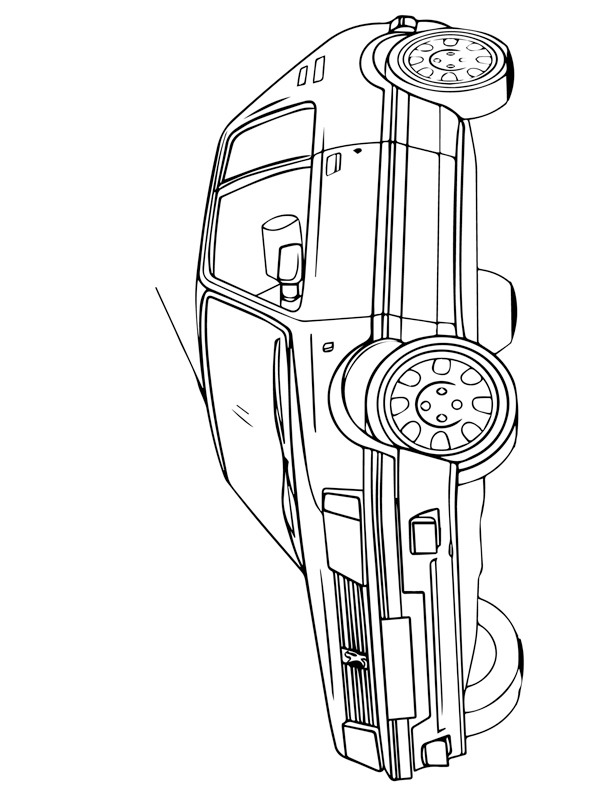 Peugeot 205 Desenho para Colorir Peugeot 205 Desenho para Colorir