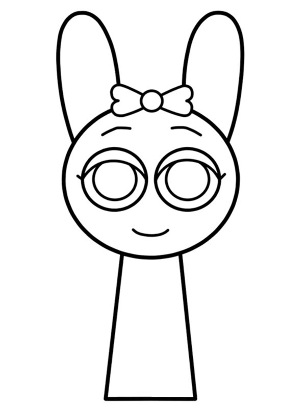 Pinki Incredibox Sprunki Desenho para Colorir Pinki Incredibox Sprunki Desenho para Colorir