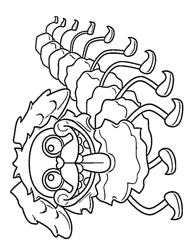 PJ Pug-a-Pillar Desenho para Colorir PJ Pug-a-Pillar Desenho para Colorir