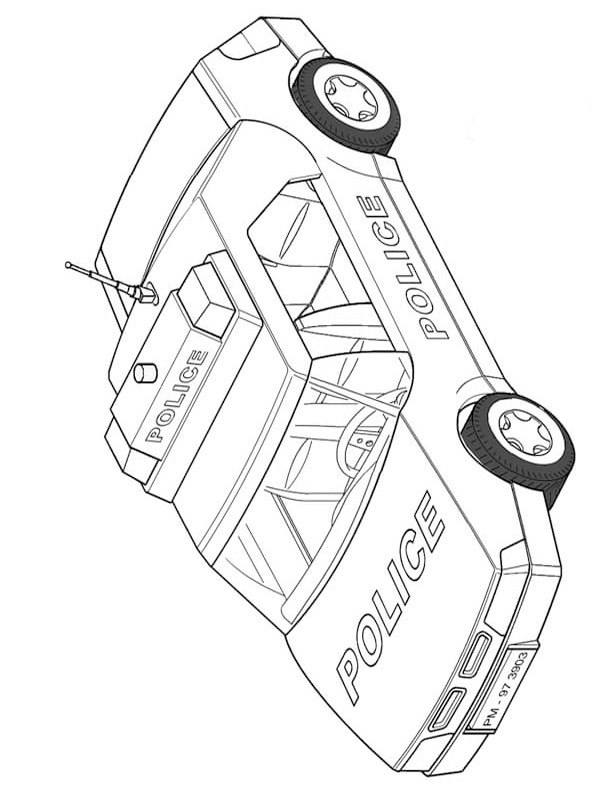 Playmobil Carro de polícia Desenho para Colorir Playmobil Carro de polícia Desenho para Colorir