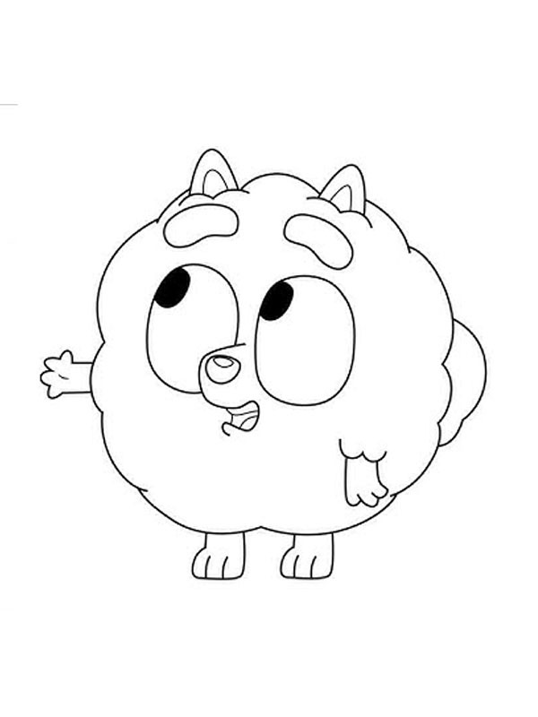 Pom Pom (Bluey) Desenho para Colorir Pom Pom (Bluey) Desenho para Colorir