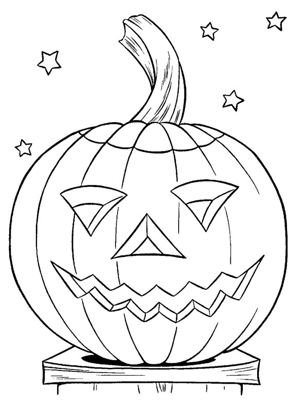 Abóbora de Halloween Desenho para Colorir Abóbora de Halloween Desenho para Colorir